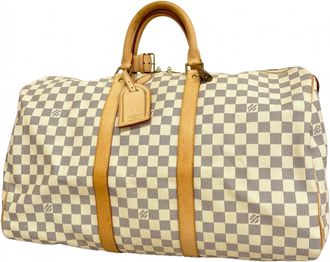 Louis Vuitton White Boston Bag (Pre-Owned)