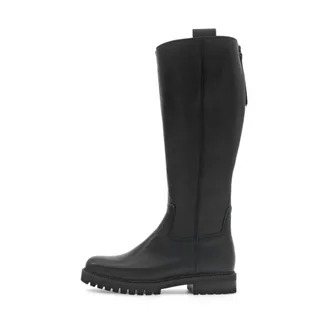 Gabor Schoenen, Dames, Zwart, 37 EU, Leer, 72.728.57 Hoge Laarzen