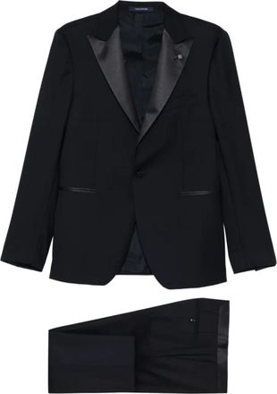 Tagliatore Bruce Suit - male - Tagliatore - Single Breasted Suits - Black - 2XL - Suits