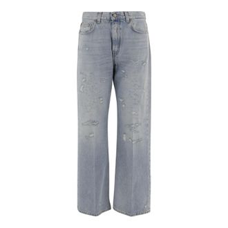 Haikure Wide Jeans, female, Blue, Size: W26 Cotton Jeans