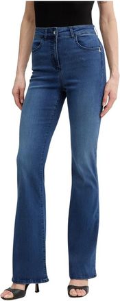Patrizia Pepe Flared Jeans - Dames - Bootcut Jeans - Blauw - W25 - Katoen - Jeans