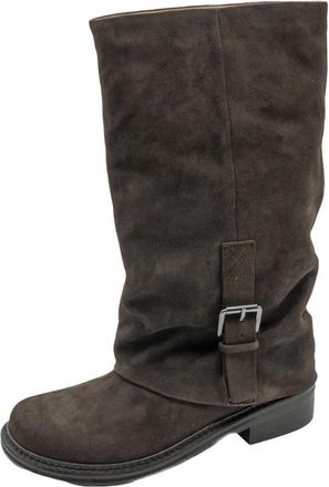 Emanuelle Vee Stiv Ghetta - Dames - Hoge Laarzen - Bruin - 36 EU - Schoenen