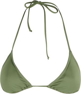 MC2 Saint Barth Leah bikini top - women - Polyamide/Elastane - M - Green
