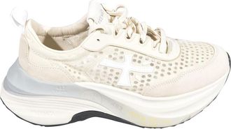 Premiata Hill 8242 - Dames - Sneakers - Wit - 37 EU - Leer - Schoenen