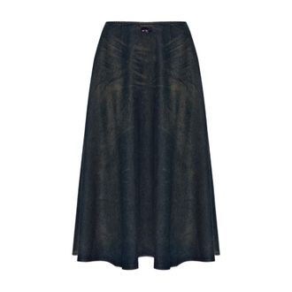 Diesel Gonne Blu Rok - Dames - Midirokken - Blauw - W27 - Rokken