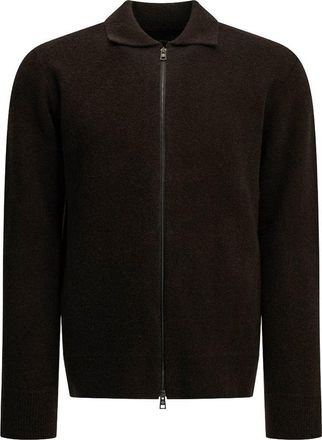 Tagliatore Zip-up wool-blend cardigan