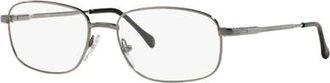 Sferoflex 56mm Square optical glasses in Silver at Nordstrom