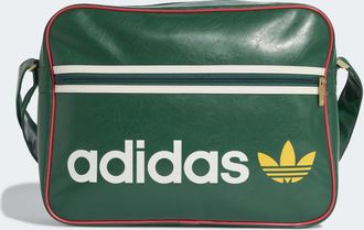 adidas Sporttasche ADIDAS ORIGINALS AIRLINER OG, Damen, collegiate gr&uuml;n, Obermaterial: 100% Polyurethan, Taschen Sporttasche, Schultertasche im angesagten Re