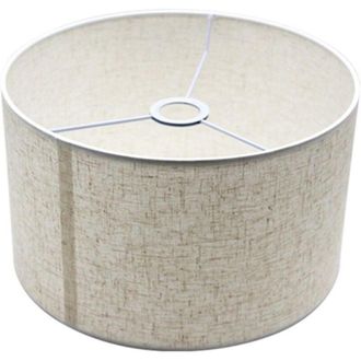 OEM Pantalla Cil&iacute;ndrica De Lino Para L&aacute;mpara De Mesa, De Pie, De Noche, Colgante, De Repuesto, 26 X 26 X 19 Cm (lino)