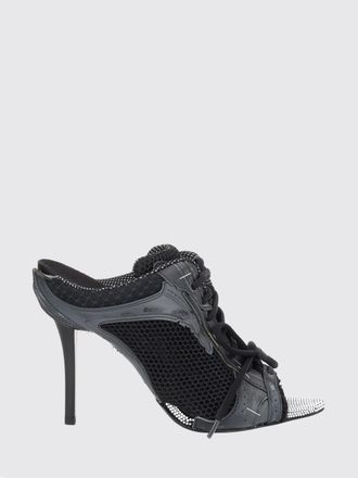 Balenciaga Stapler Mesh Mules with Mid Stiletto Heel