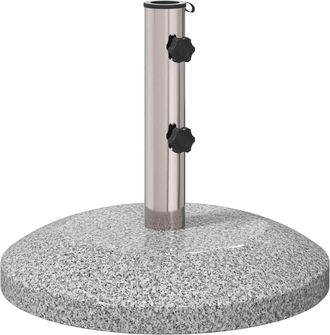 vidaXL Base Para Parasoles De 40-50 Mm 26.45 Kg Gris For 40-50 Mm Pole Vidaxl