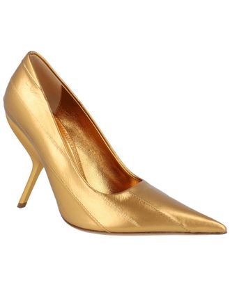 Ferragamo Eva X5 Metallic Leather Pump