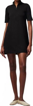 ATM Anthony Thomas Melillo Zip Front Dress In Black