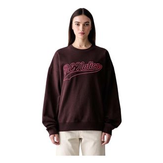 P.E Nation Formation 2 Sweat - Dames - Sweatshirts - Bruin - L - Katoen - Hoodies & sweatvesten