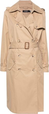 Lauren Ralph Lauren Fraycea trench coat - women - Cotton - 10 - Neutrals