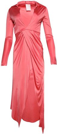 Givenchy Gedrapeerde midi-jurk - Roze
