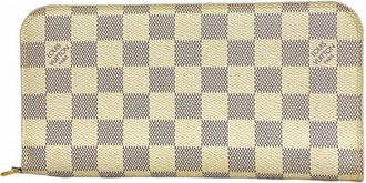 Louis Vuitton White Long Wallet (Bi-Fold) (Pre-Owned)