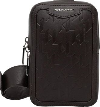 Karl Lagerfeld Uomo, Borse, Nero, Taglia unica, new