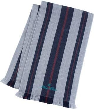 Brooks Brothers Variegated Stripe Wool Eyelash Fringe Scarf in Grey at Nordstrom Rack