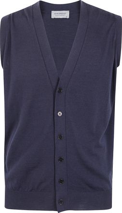 John Smedley Sweater Vest V-Neck Bolton