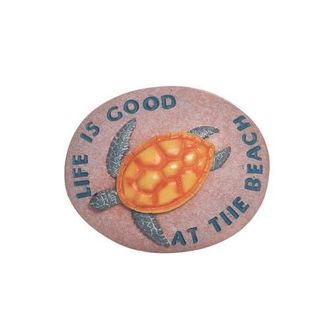 Beachcombers 1.75 Resin Pebble At The Beach Turtle in Pink at Nordstrom
