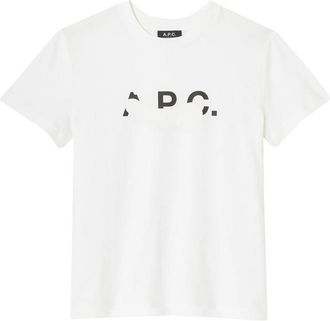 A.P.C. A. p.c. Logo-print T-shirt