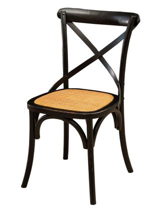 Biscottini International Biscottini - Silla Thonet Vintage 88x48x52 Sillas R&uacute;sticas Sillas De Comedor Y Cocina Sillas De Madera De Fresno Silla Moderna Negro
