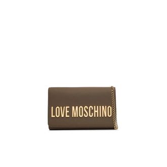 Love Moschino Cross Body Bags, female, Brown, Size: ONE SIZE Chain-strap Crossbody Bag