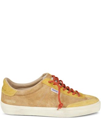Golden Goose panelled sneakers - men - Calf Suede/Calf Leather/Rubber - 43 - Neutrals