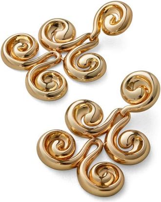 JENNY BIRD Mega Nico Drop Earrings in High Polish Gold at Nordstrom