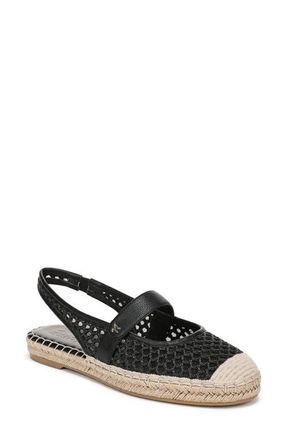 Naturalizer Jolie Slingback Espadrille Flat in Black at Nordstrom, Size 10.5