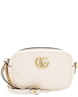 Gucci Matelass&eacute; Gg Marmont Mini Camera Bag (Authentic Pre-Loved)