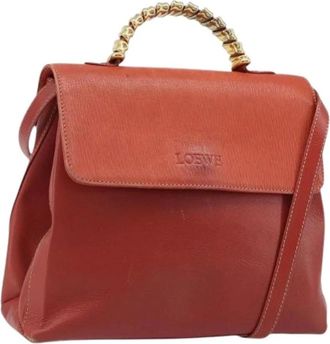 Loewe Pre-owned Handbags, female, Orange, Size: ONE SIZE Pre-owned Hand Bag