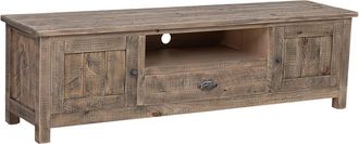 Wanderlust Deco Mueble Bajo De Madera Marr&oacute;n 160x40x46.5h Cm