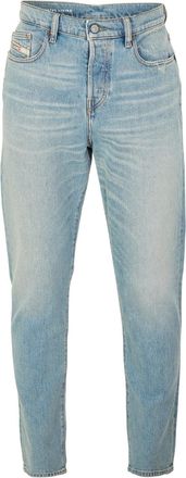 Diesel Heren 1998 Gewassen Denim 5 Zak Straight Leg Jeans (Blauwe Denim)