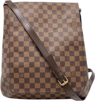 Louis Vuitton Pre-owned Vintage Schoudertas - Dames - Vintage Schoudertas - Bruin - ONE Size - Leer - Vintage