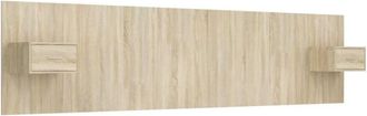 vidaXL Bed Headboard with Cabinets Sonoma Oak Engineered Wood Vidaxl