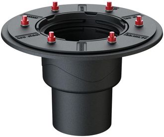 Aco Aco Scarico Per Tetti Passavant Spin Dn125/90grado/ghisa Flangia A Pressione, 7035.10.12