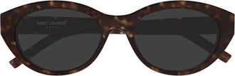 Saint Laurent Sunglasses Sl M148 002 Brown/Dark Grey Women