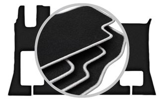 OEM Alfombrillas Carlux-silver Para Mercedes Actros Mp5 (2019-)