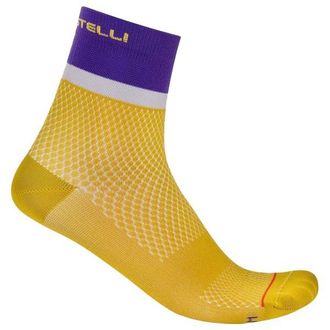 Castelli Tonal Logo 12 Sock Velosocken f&uuml;r Damen | gelb