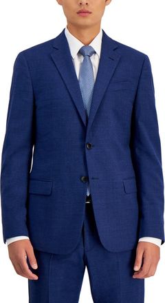 A|X Armani Exchange Mens Slim Fit Wool Suit Jacket