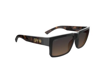 Spy Montana Fashion Sunglasses Black/Honey Tort Happy Dark Brown Fade, Grilamid Frames/Polycarbonate