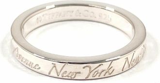 Tiffany & Co. Silver Silver 925 Band Ring (Pre-Owned)