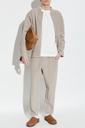 Homme Pliss&eacute; Issey Miyake Long-sleeve T-shirt, Mens, White