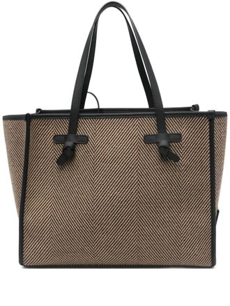 Gianni Chiarini Marcella tote bag - women - Cotton/Polyester/Wool - One Size - Neutrals