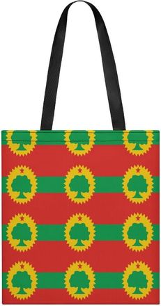 Generic Flag of The Oromo Liberation Front Womens Tote Casual Shopping Bag Lightweight Shoulder Bags Hobos Handbag for Work Travel Daily 35x40cm