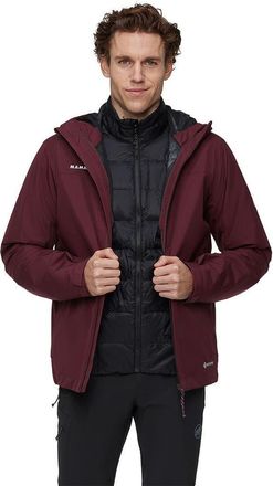 Mammut Treeline 3-In-1 Hs Hooded Jacket - Mens in Vin/black at Nordstrom, Size Xx-Large