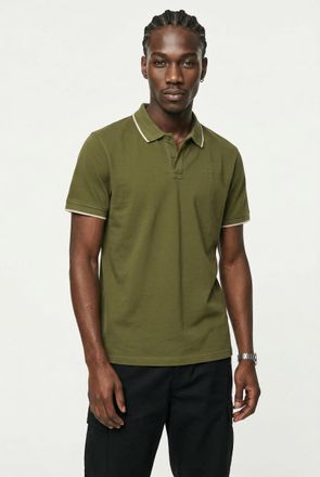 Blend Poloshirt BLEND BHEDIN POLO S/S, Herren, Gr. XXL, winter moss, Jersey, Obermaterial: 100% Baumwolle, unifarben, regular fit normal, ohne Ausschnitt, S