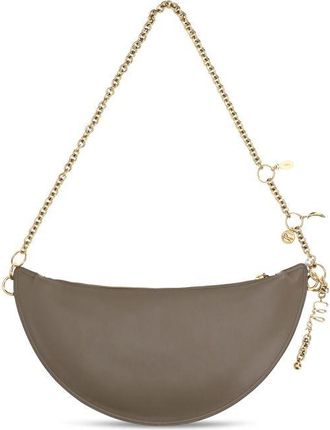 Chlo&eacute; Womens Gray Calf Leather Bos Taurus Shoulder Bag